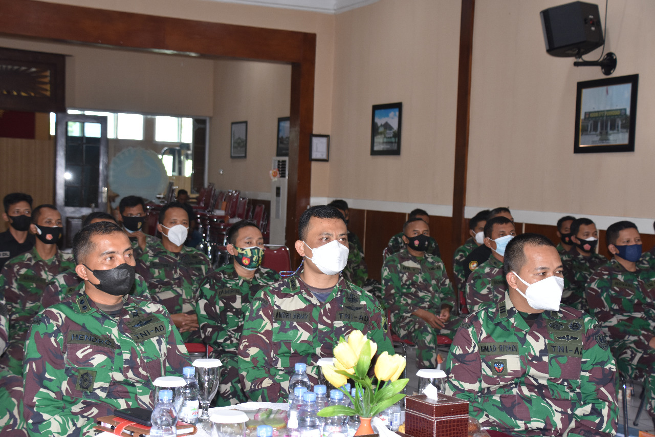 Prajurit Korem 073/MKT Terima Bimbingan Teknis Pembangunan Zona Integritas 